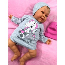 Body Princezna šedá/růž