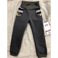 Softshellové kalhoty Bagry 98-110