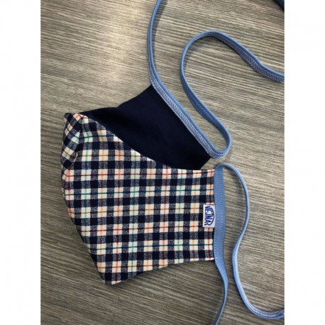  Herren Schutzmasken blauer Würfel:) mit oder ohne Tasche